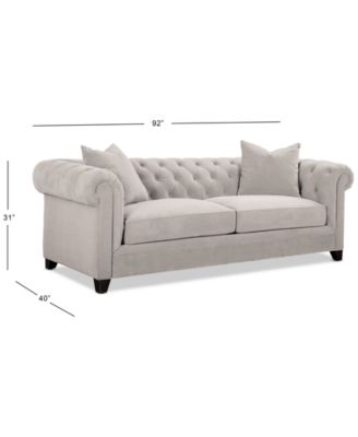 CLOSEOUT! Kallison 92" Fabric Sofa, Created for Macy's