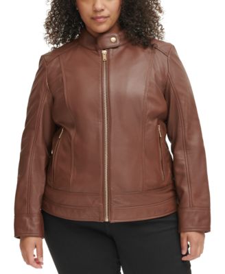 Guess leather touch jacket hotsell