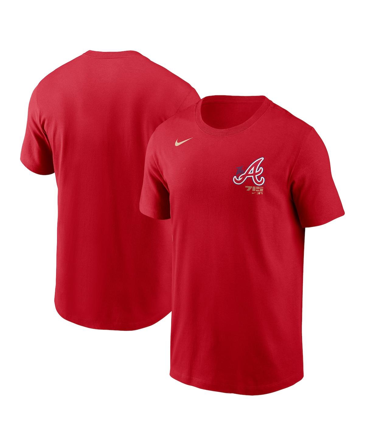 Nike Dri-FIT MLB Atlanta Braves Authentic Collection Men's Red T-Shirt L  NWT in 2023