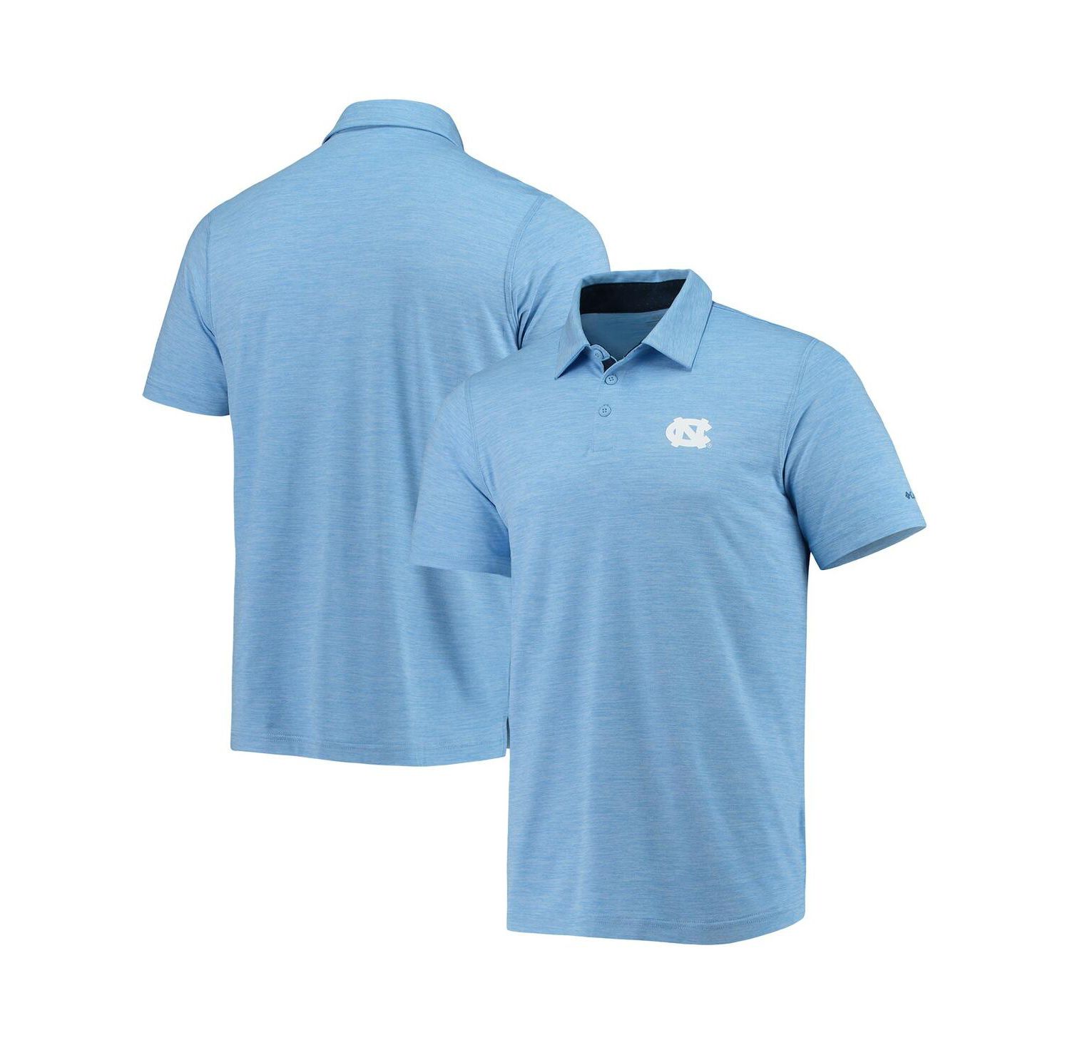 Men's Carolina Blue North Carolina Tar Heels Tech Trail Omni-Shade Polo Shirt