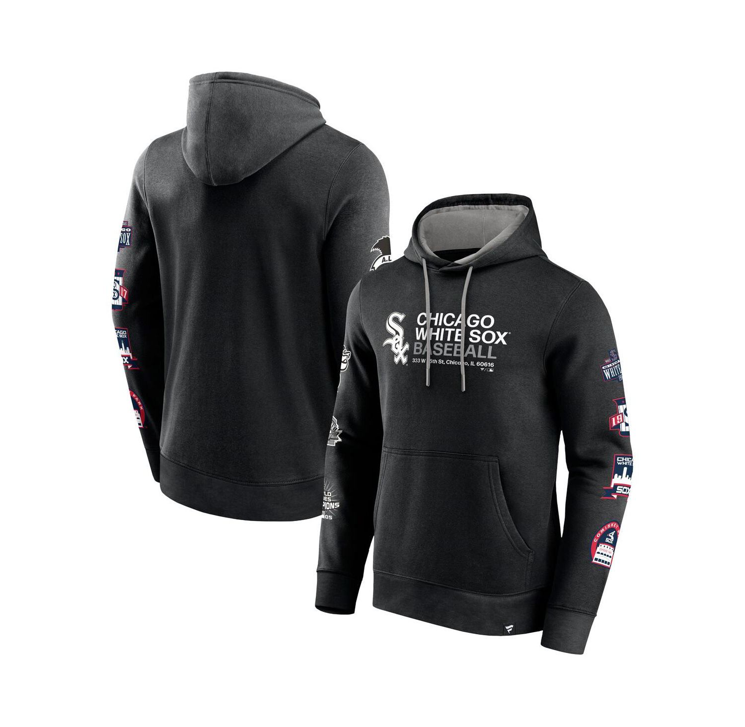 Men's Black Chicago White Sox Extra Innings Pullover Hoodie