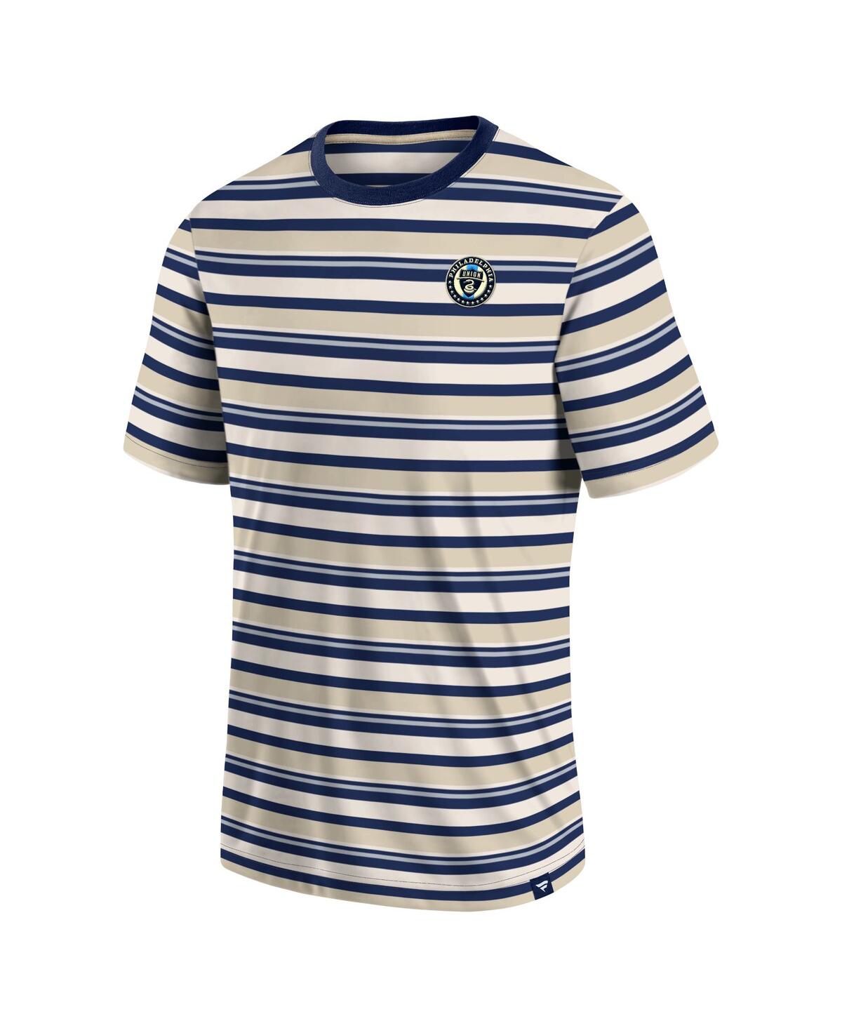 Men's FanaticsPhiladelphia Union Shot Clock Stripe T-shirt - Navy