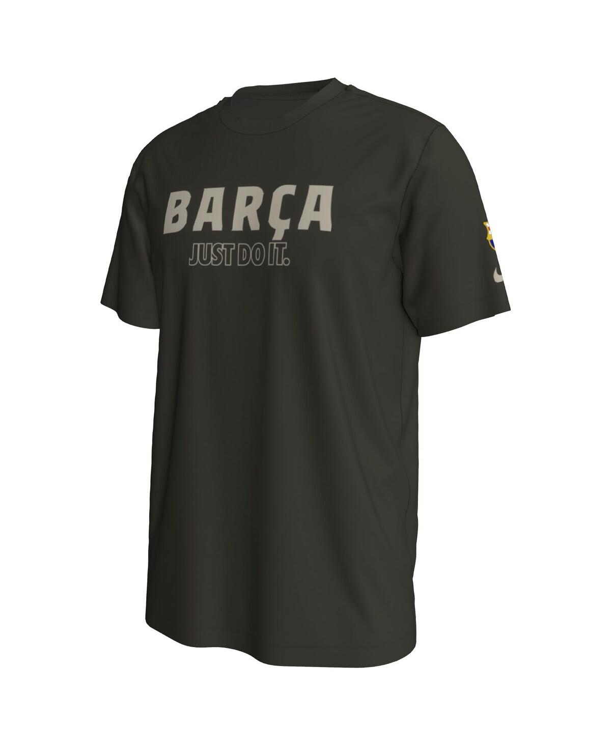 Shop Nike Men's  Olive Barcelona Just Do It T-shirt