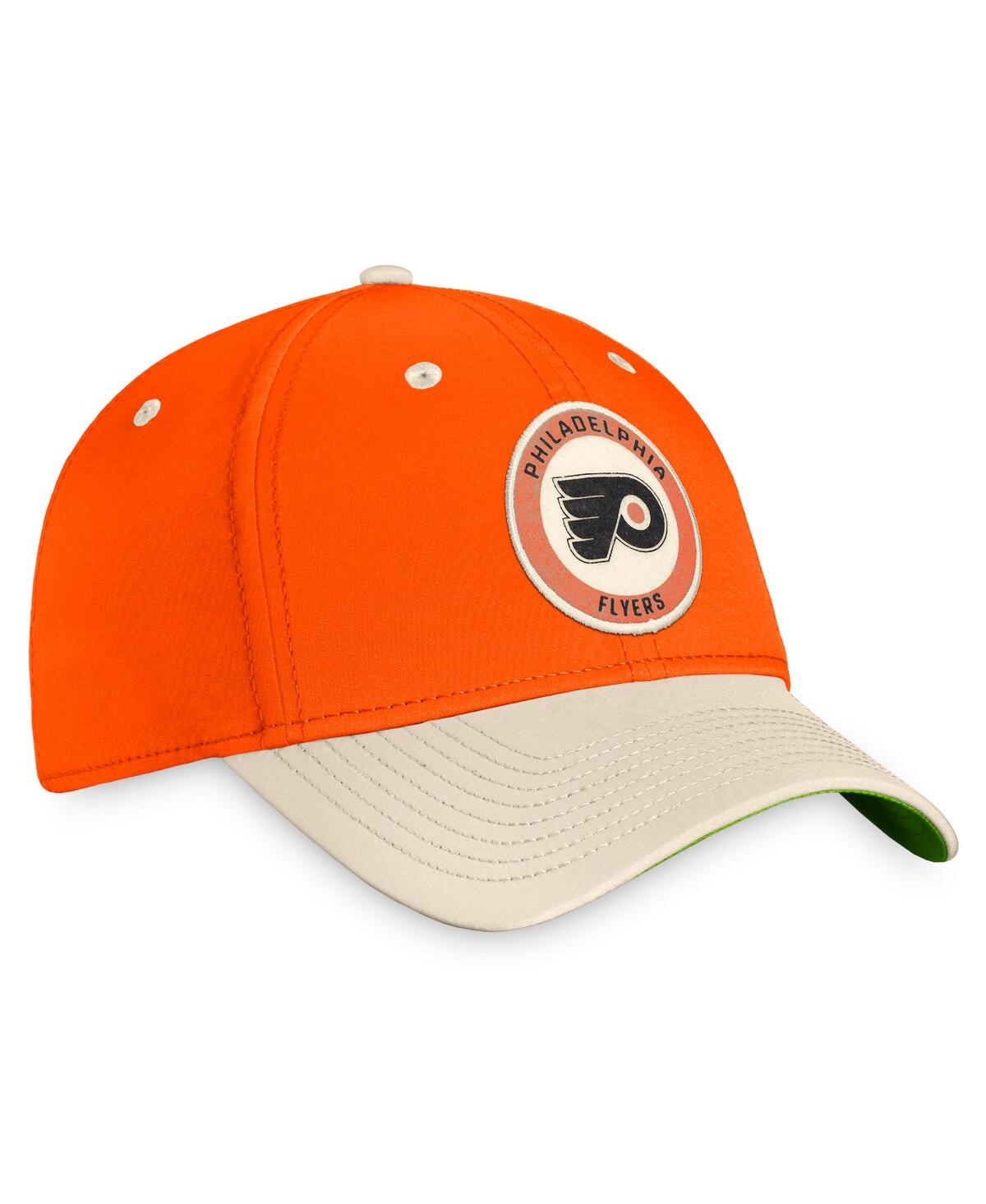 Men's Fanatics Khaki Philadelphia Flyers True Classics Retro Flex Hat - Khaki