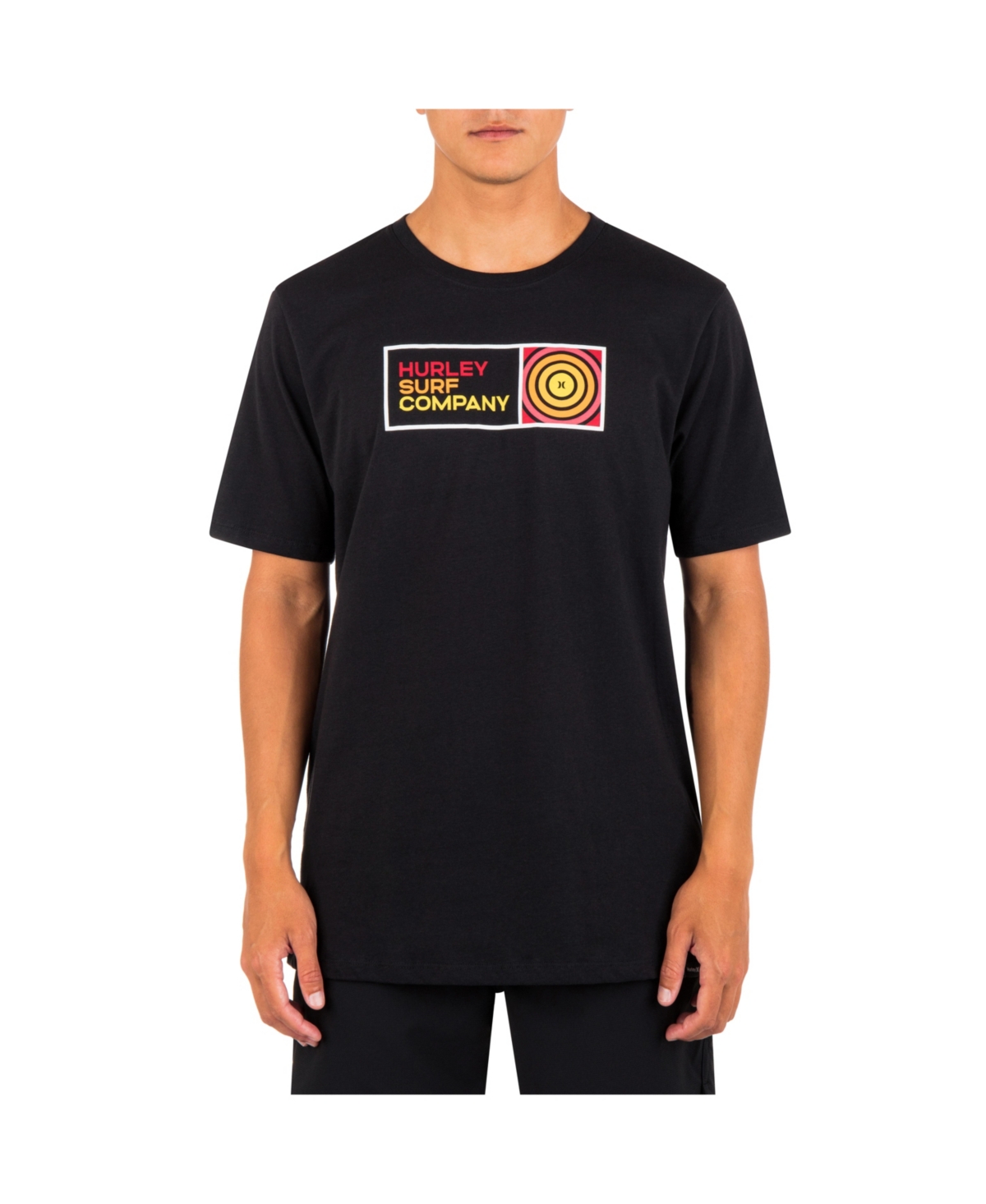 Hurley Men's Everyday Energy Short Sleeve T-shirt In Black
