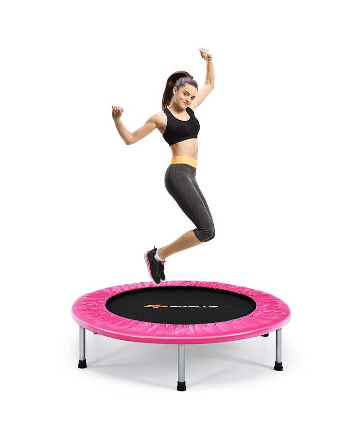 Costway 38 Mini Folding Trampoline Portable Recreational Fitness