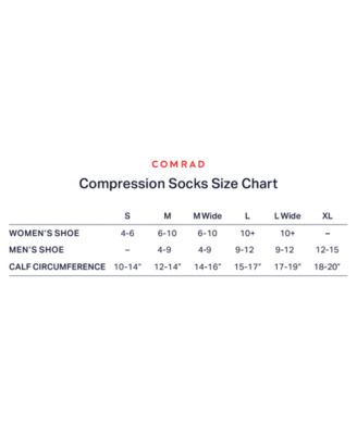 COMRAD Knee-High Cotton Companion Compression Socks