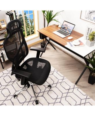 Costway Ergonomic Office Chair High-Back Mesh Chair Adjustable - Macy's