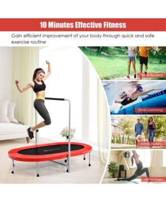 50'' Trampoline for 2 People Foldable Rebouncer