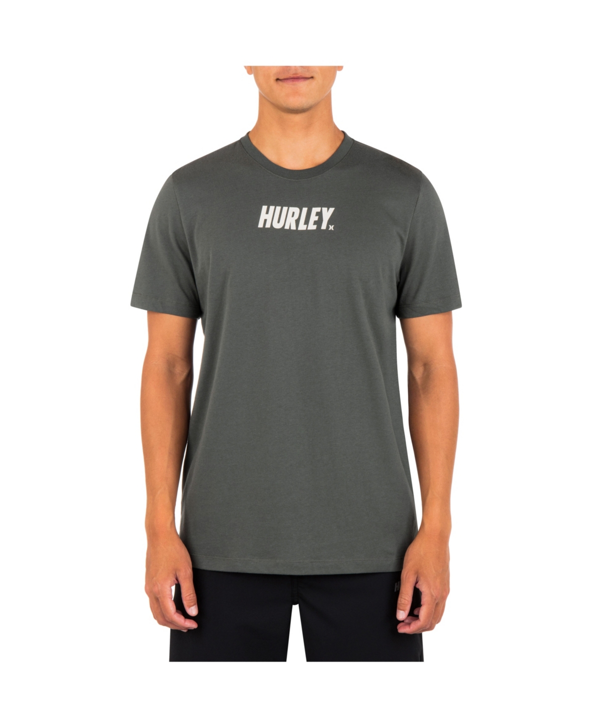Hurley Men's Everyday Explore Fastlane Short Sleeve T-shirt In Cargo