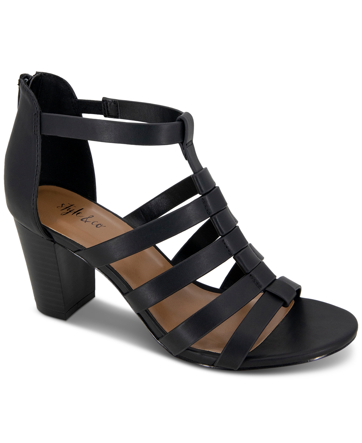 Style Co Beahh Strappy Dress Shooties Created for Macy s Women s Shoes Smart Closet