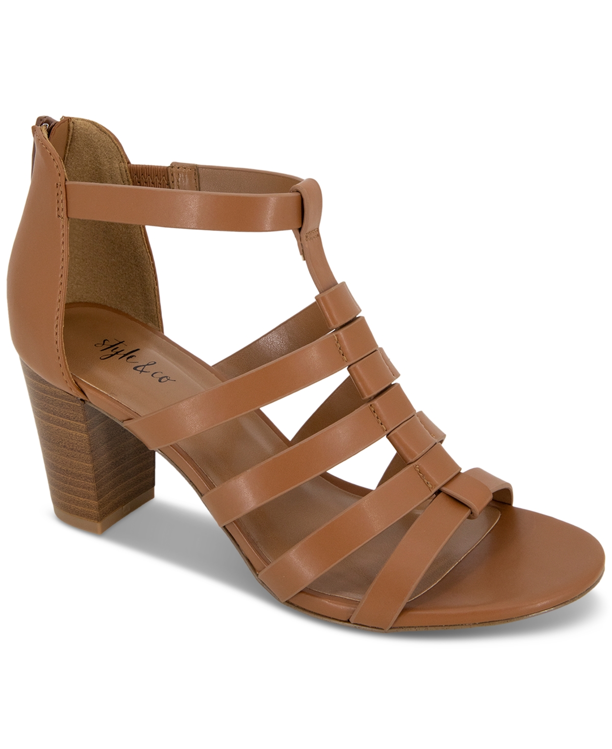 Style Co Beahh Strappy Dress Shooties Created for Macy s Women s Shoes Smart Closet