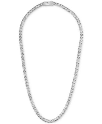 Men's Link Chain 24" Necklace in Stainless Steel