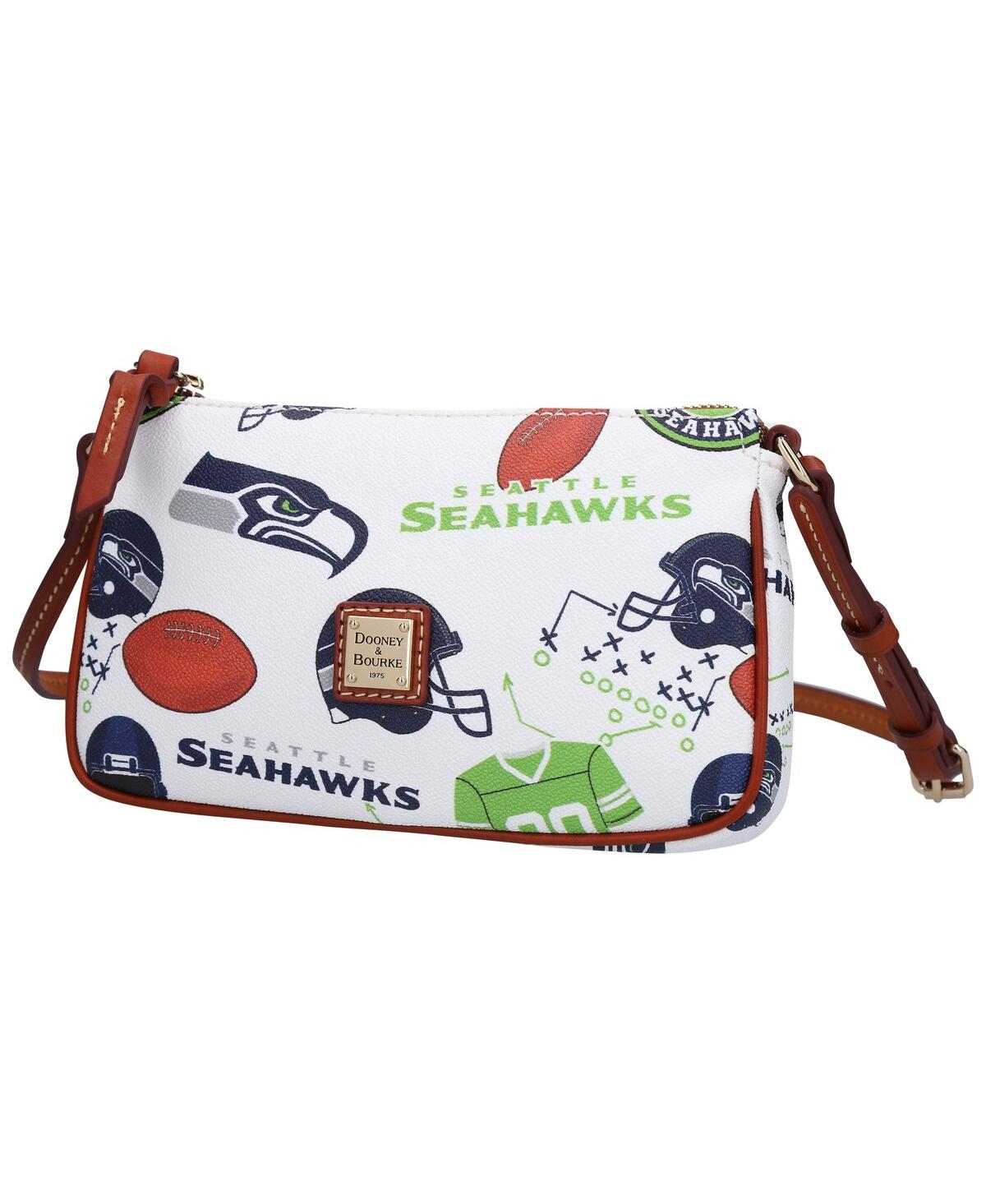 Women's Dooney & Bourke Seattle Seahawks Gameday Lexi Crossbody with Small Coin Case - White