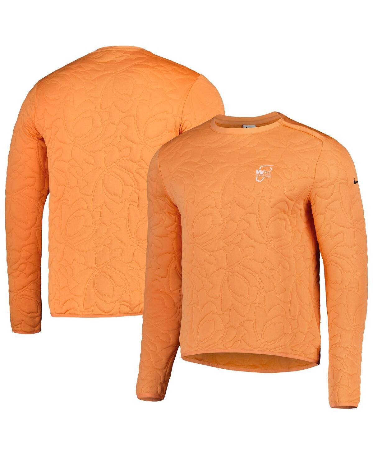 Nike Men's  Orange Wm Phoenix Open Victory Performance Quarter-zip Sweatshirt