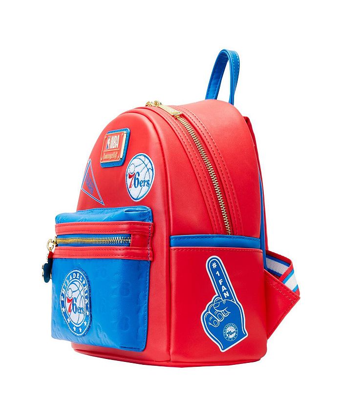 Loungefly Men's and Women's Philadelphia 76ers Patches Mini Backpack
