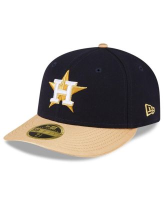 Men's Navy Houston Astros 2023 Gold Collection Low Profile 59FIFTY Fitted Hat