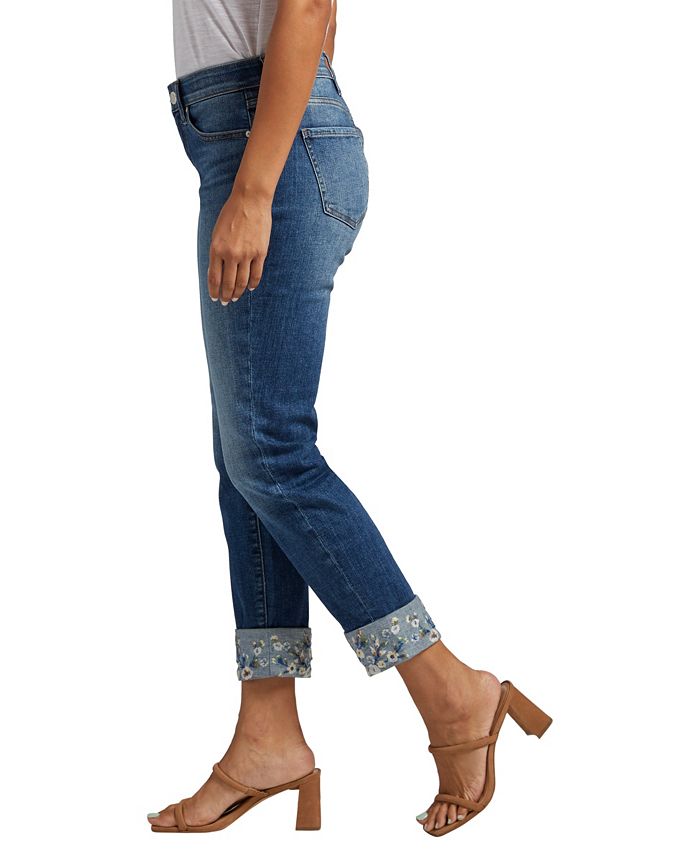 JAG Women's Carter Mid Rise Relaxed Girlfriend Jeans Macy's