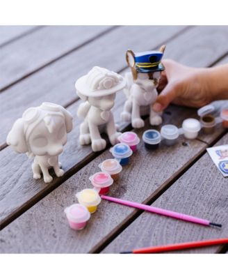 Melissa & Doug PAW Patrol Craft Kit - 3 Decorate Your Own Pup Figurines