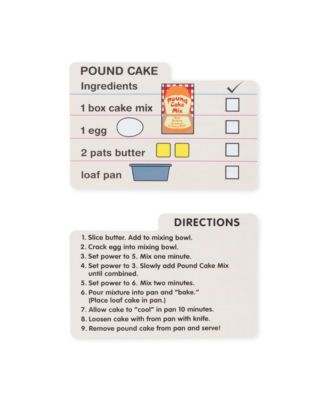 Melissa & Doug Wooden Make-a-Cake Mixer Set (11 pcs) - Play Food and Kitchen Accessories