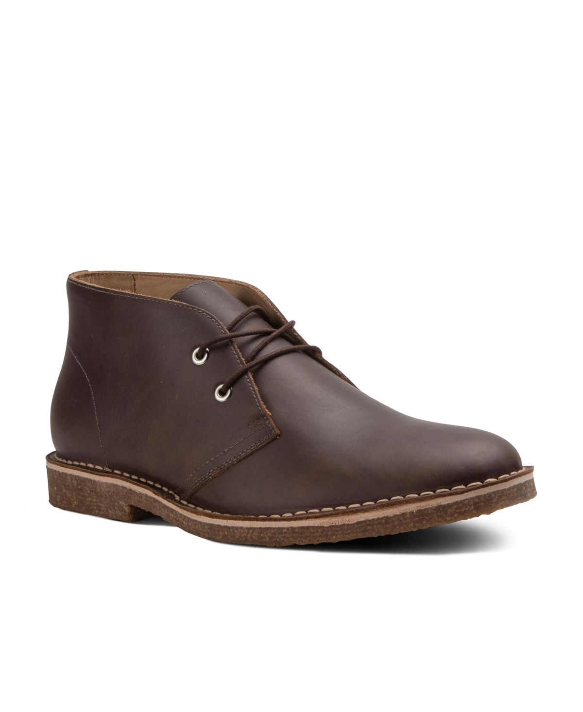 BLAKE MCKAY MEN'S TOBY CASUAL TWO-EYE DESERT CHUKKA BOOTS WITH CREPE SOLE