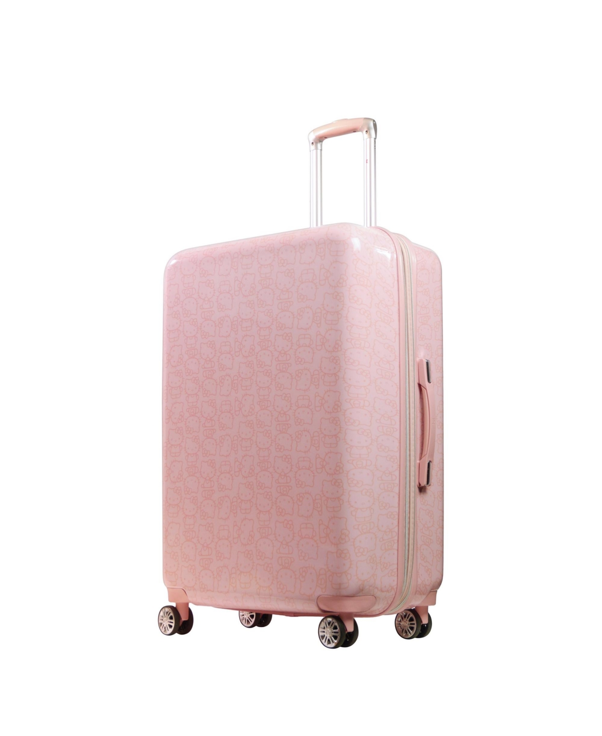 Shop Ful Hello Kitty Pose All Over Print 29" Hard-sided Luggage In Pink
