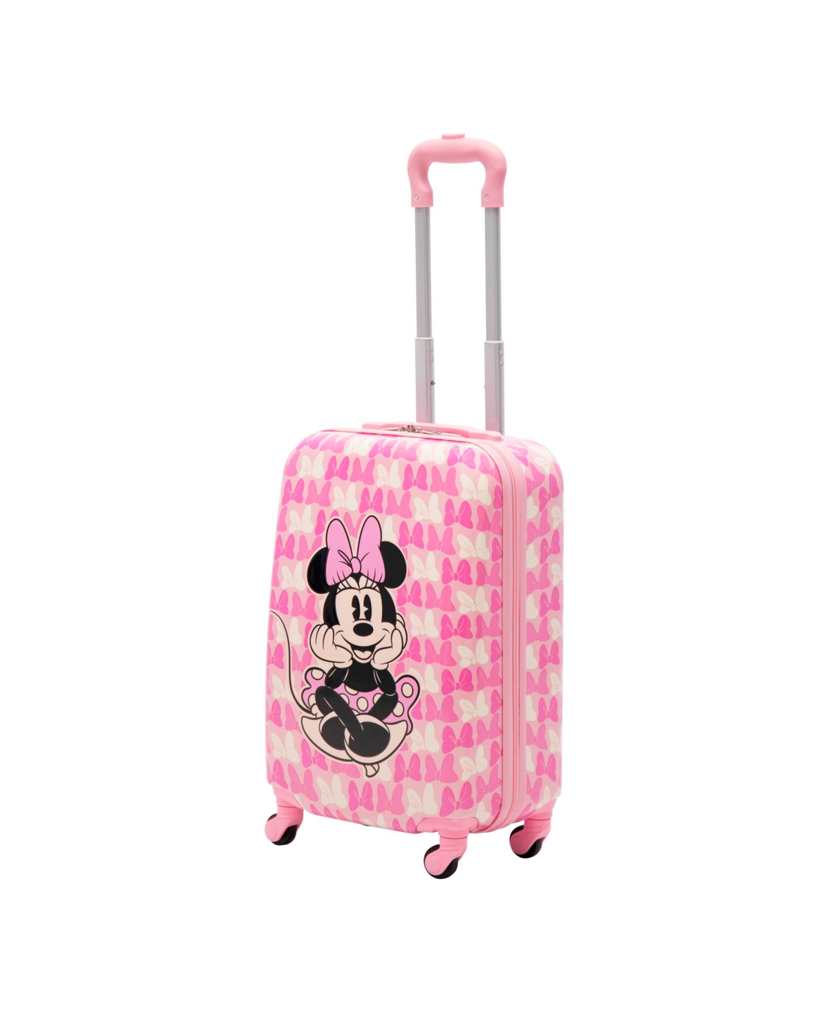 Ful Disney  Minnie Mouse Bows All Over Print Kids 21" Luggage In Pink Blush