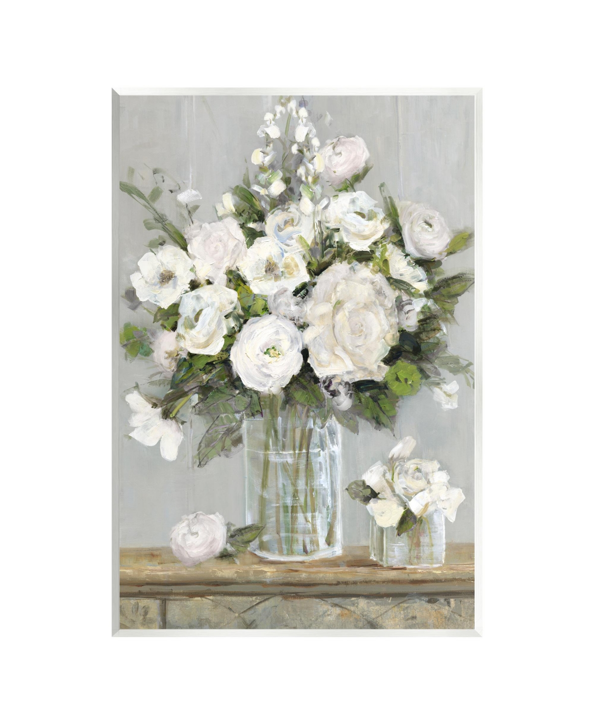 Stupell Industries Country Floral Scene Wall Plaque Art, 10" X 15" In Multi-color