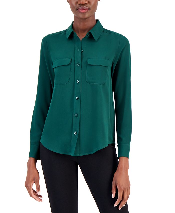 Alfani Women's ButtonFront Shirt, Created for Macy's Macy's