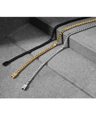 Men's Link Chain 24" Necklace in Gold-Plated Stainless Steel