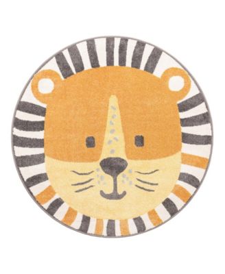 Bayshore Home Campy Kids Lion Area Rug In Tan