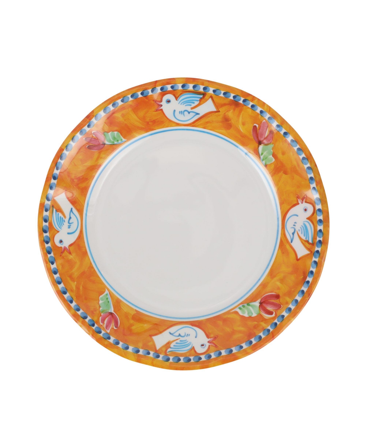 Melamine Campagna Uccello Dinner Plate - Open Misce