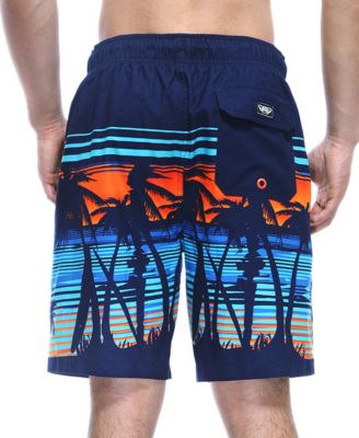 Men's 8" Mesh Lined Swim Trunks, up to Size 2XL