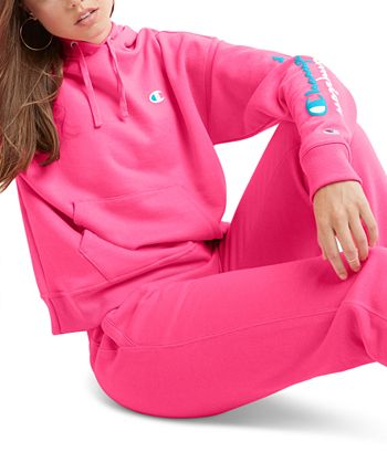 Pink champion hoodie macys clearance