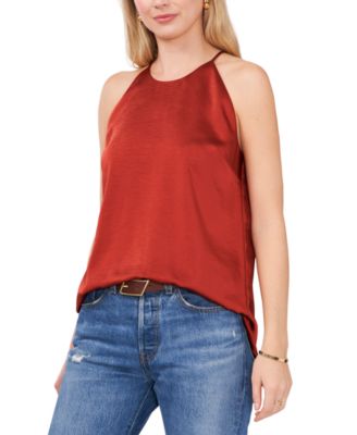 Vince Camuto - Women's Solid-Color Sleeveless Blouse