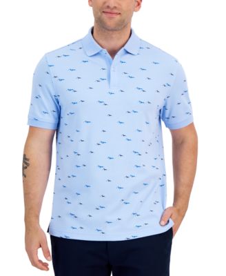 Club Room - Men's Mountain-Print Pique Polo Shirt