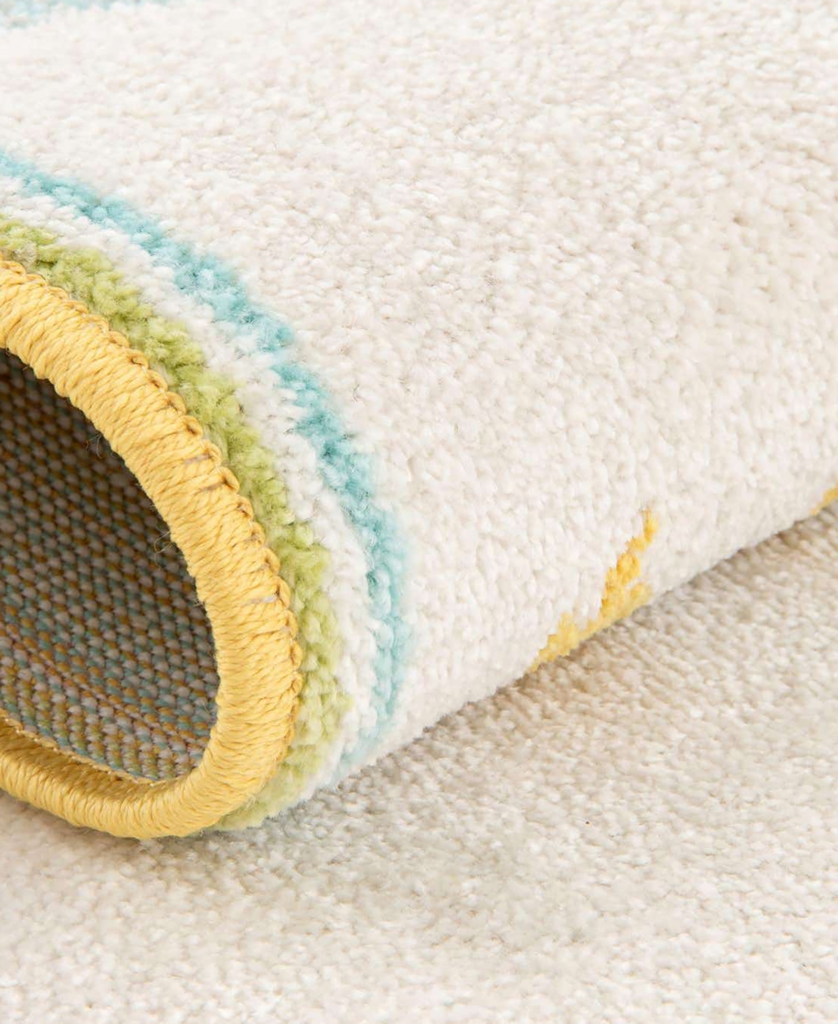 Bayshore Home Campy Kids Animals Area Rug - Yellow