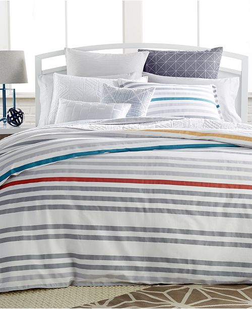 Bar Iii Closeout Pop Stripe King Comforter Reviews Bedding