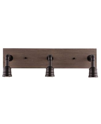 Corbett 22.13" 3-Light Rustic Farmhouse Iron LED Vanity