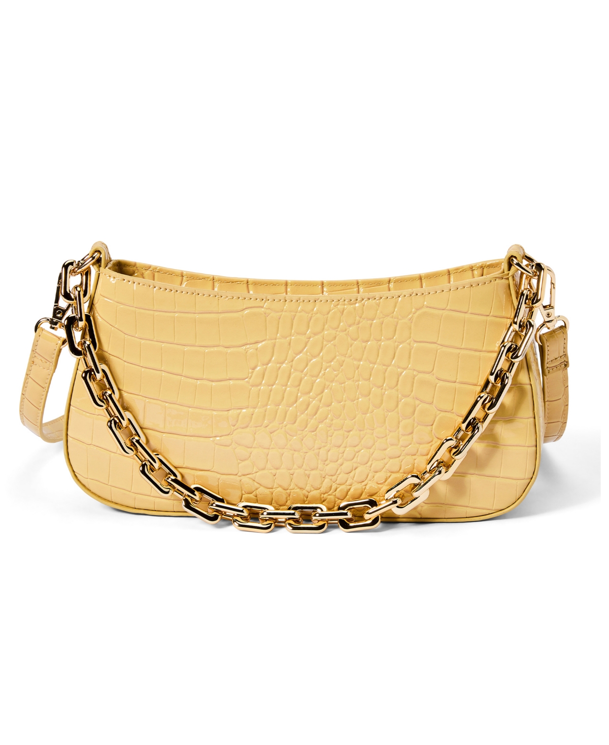 Like Dreams Dreamer Embossed Small Shoulder Bag In Yellow