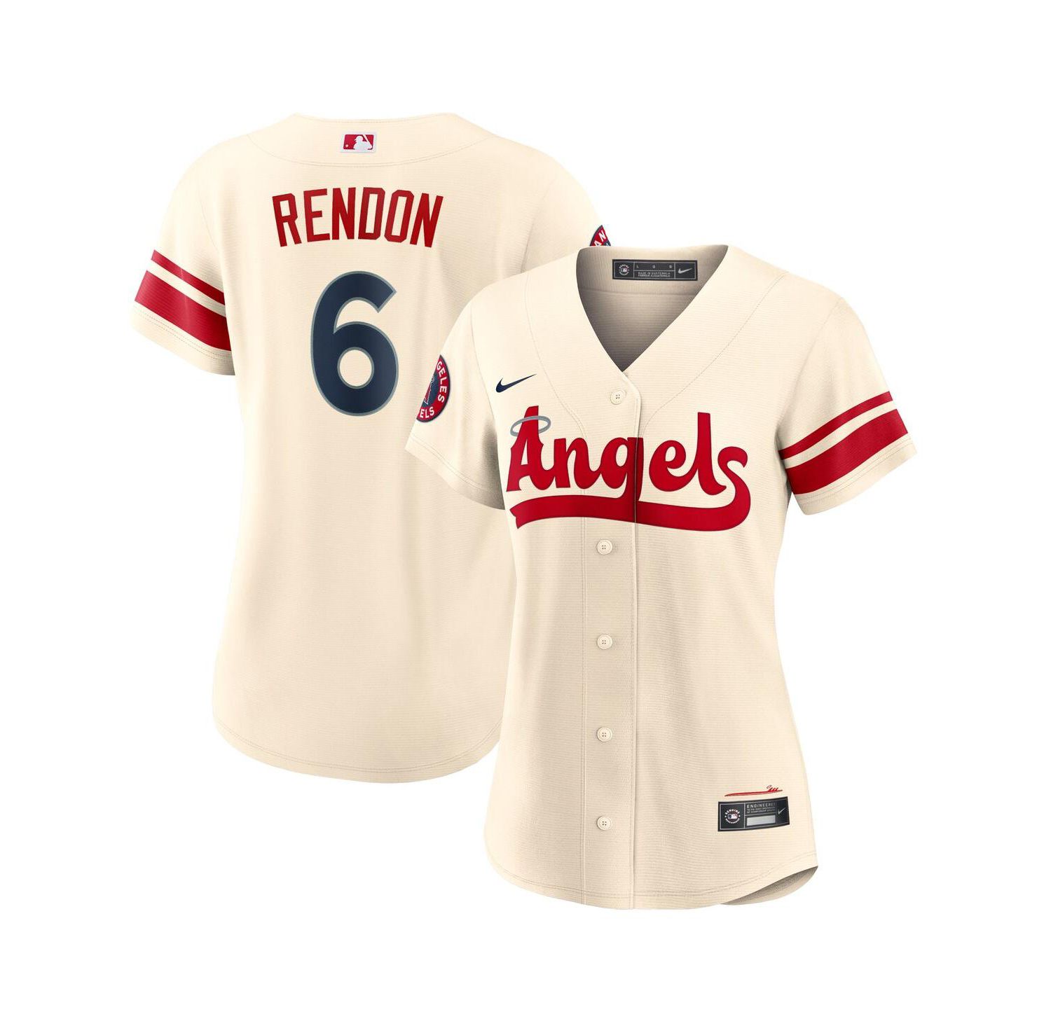 Women's Anthony Rendon Cream Los Angeles Angels City Connect Replica Player Jersey