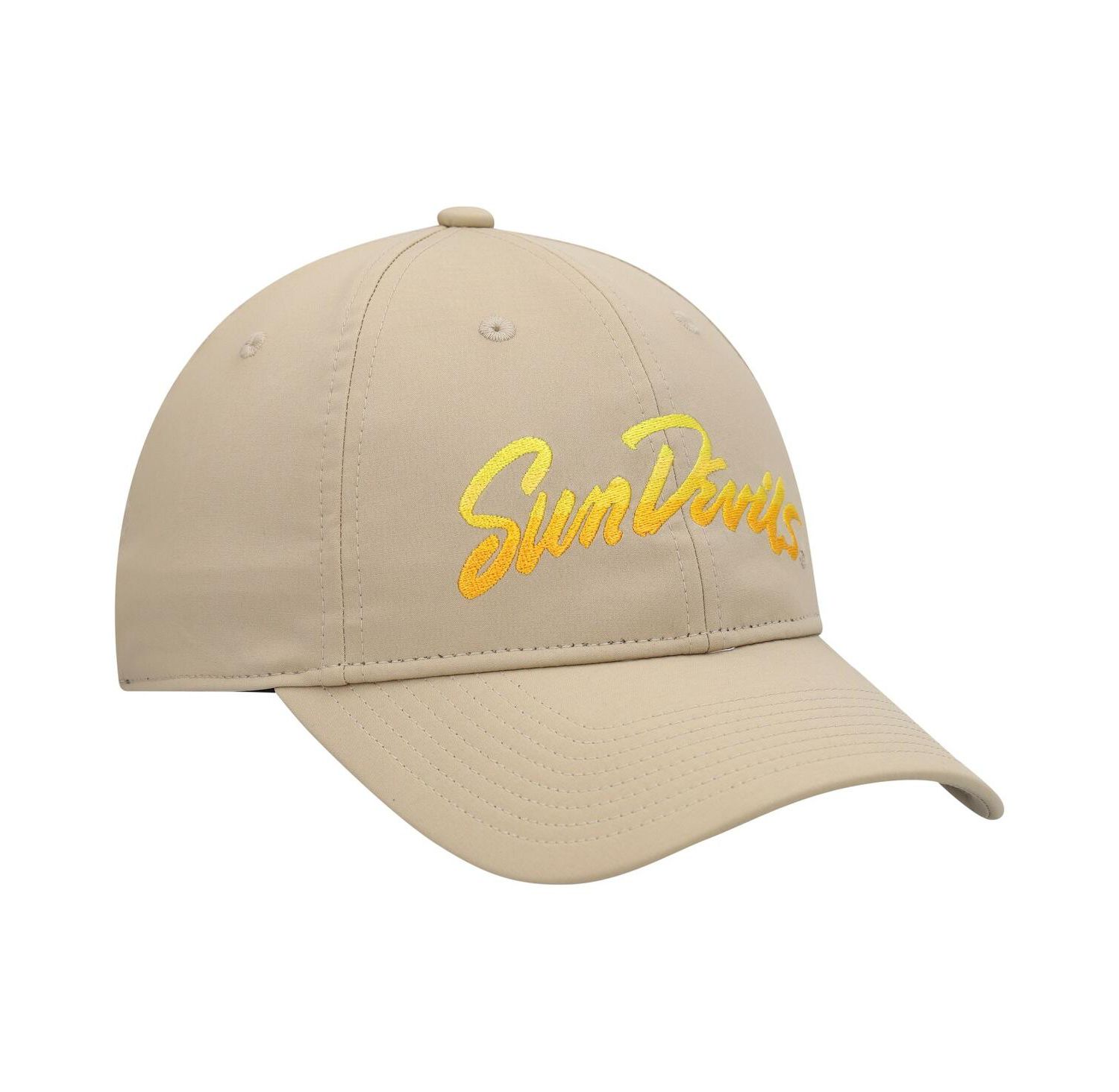 Men's Khaki Arizona State Sun Devils Rising Devils Slouch Adjustable Hat