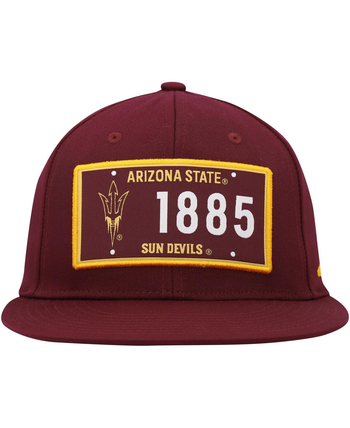 Shop Adidas Originals Men's Adidas Maroon Arizona State Sun Devils Established Snapback Hat