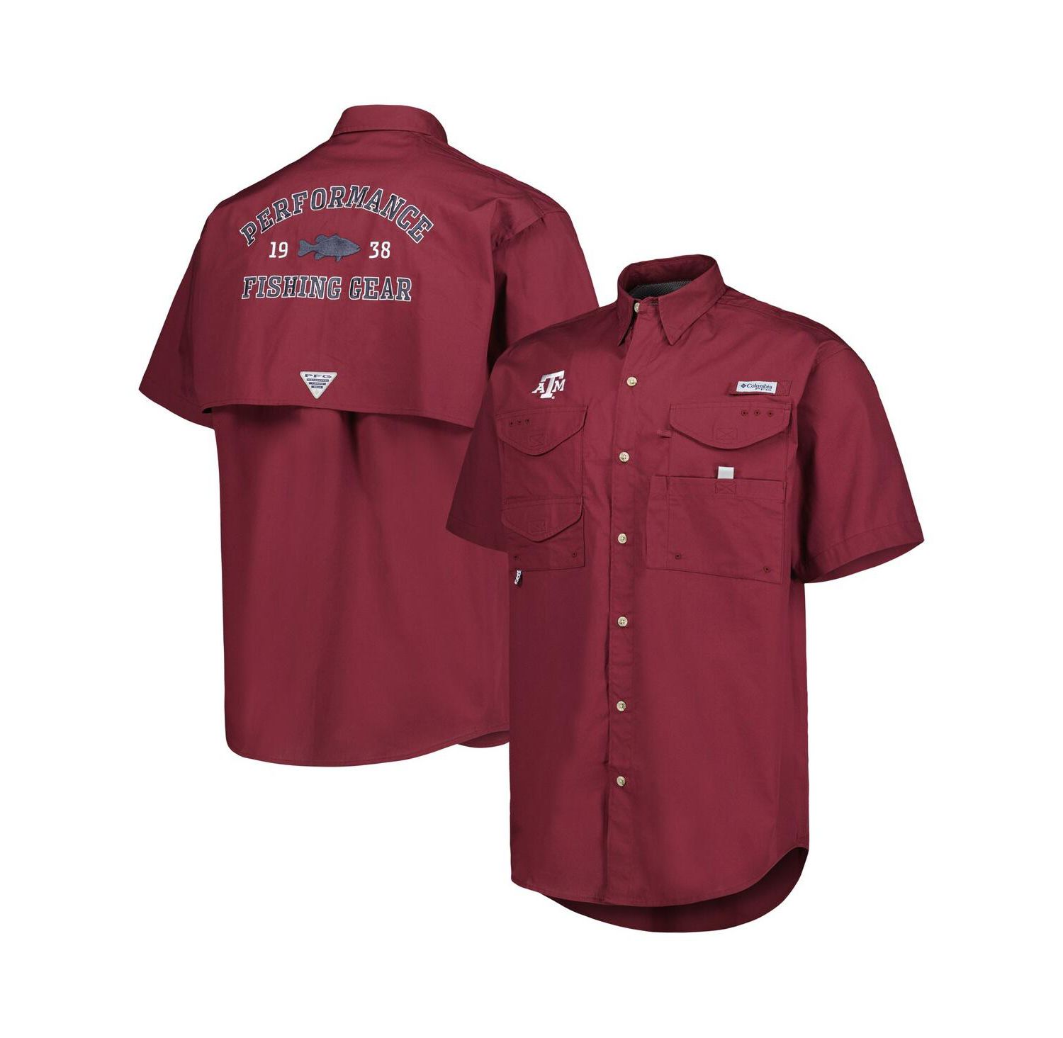 Men's Maroon Texas A&M Aggies Bonehead Button-Up Shirt