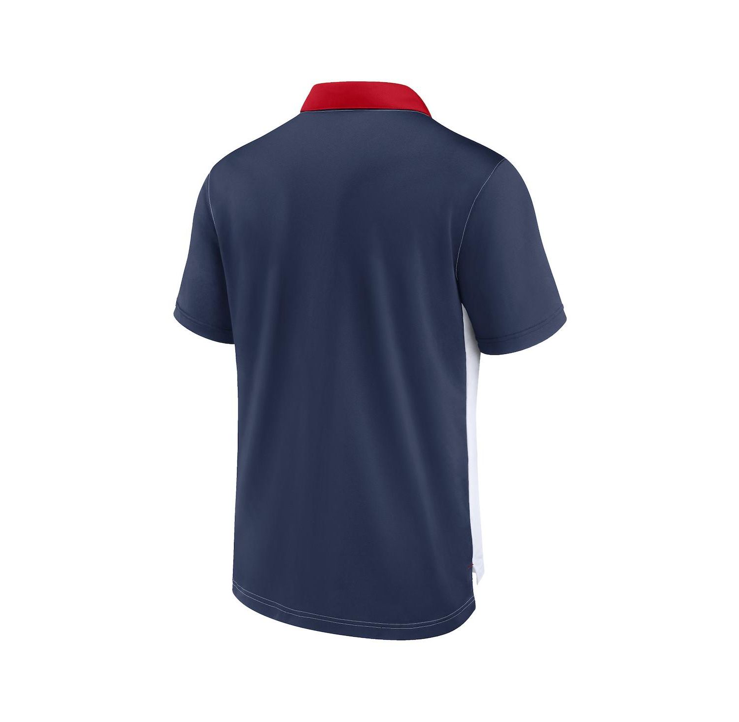 Men's White, Navy Boston Red Sox Rewind Stripe Polo Shirt