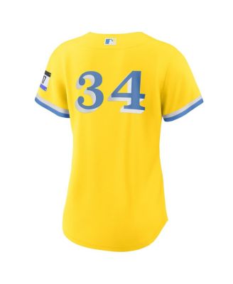Women's David Ortiz Gold Boston Red Sox City Connect Replica Player Jersey