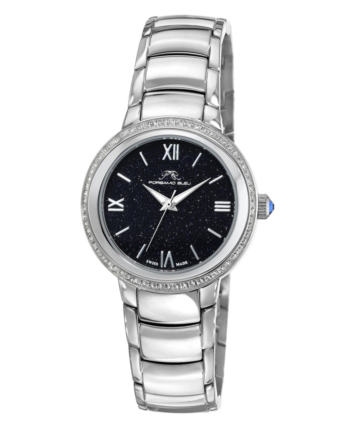 Women's Luna Stainless Steel Bracelet Watch 1181GLUS - Silver