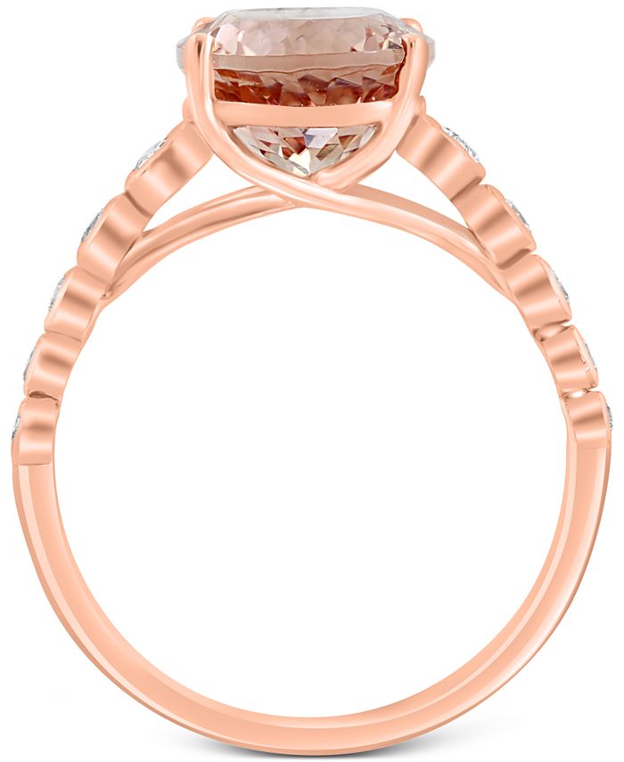 EFFY Collection EFFY® Morganite (3-1/2 ct. t.w.) & Diamond (1/5 ct. t.w ...