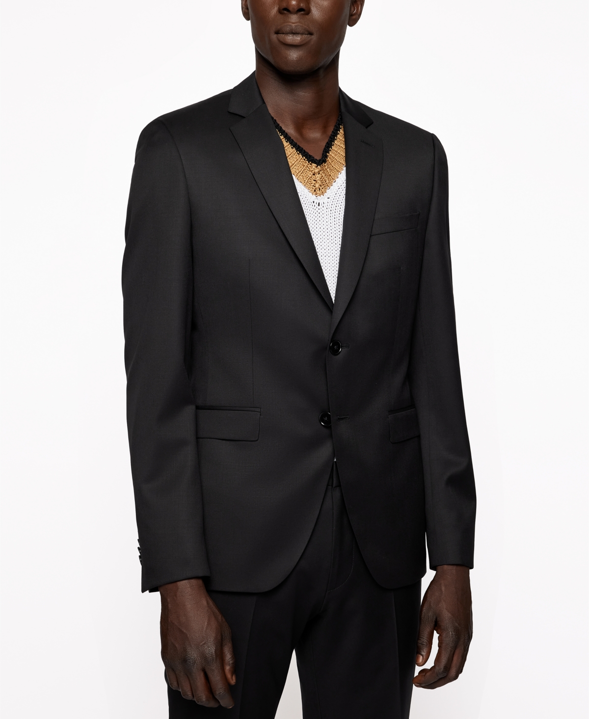 Hugo Boss Boss By  Men's Extra-slim-fit Jacket In Black