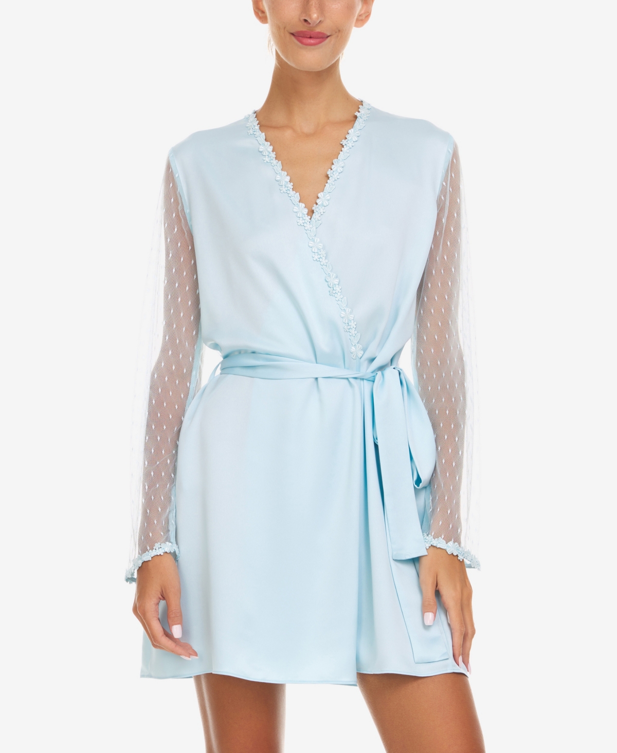 Showstopper Wrap Lingerie - Light Blue
